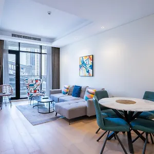 Rh- Modern Comfort, Bright 1br Near Mall, Views شقة
